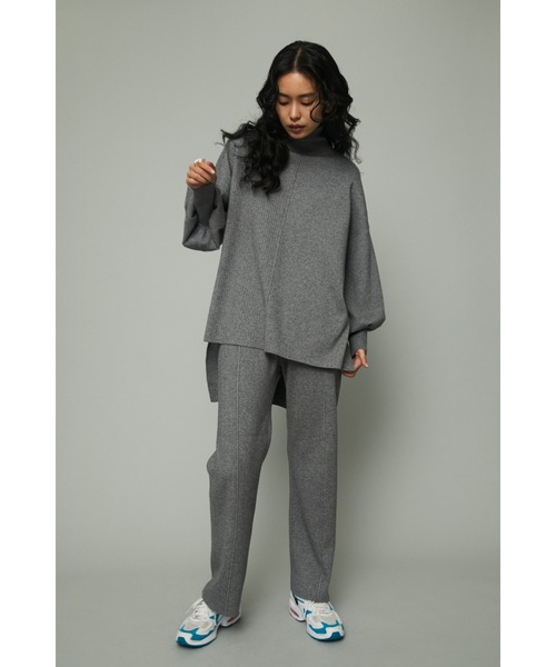 HeRIN.CYE(ヘリンドットサイ)の「Knit pants(その他パンツ・レディース・オフホワイト/ブラック/グレー/ベージュ・FREE)」の4枚目の写真