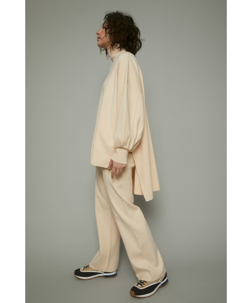 HeRIN.CYE(ヘリンドットサイ)の「Knit pants(その他パンツ・レディース・オフホワイト/ブラック/グレー/ベージュ・FREE)」の2枚目の写真