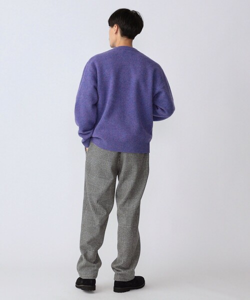 SHIPS（シップス）の「SHIPS: WOOLLET チェック柄 リラックス イージーパンツ（スラックス・メンズ・ブラウン/ダークグレー・SMALL/MEDIUM/LARGE/X-LARGE）」の14枚目の写真