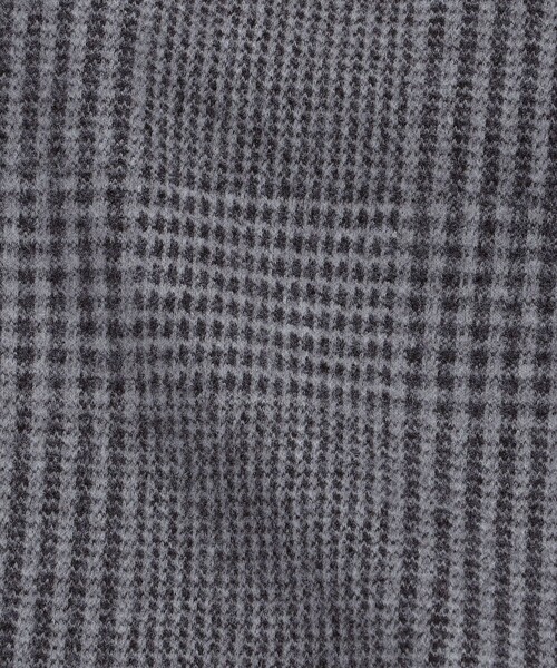 SHIPS（シップス）の「SHIPS: WOOLLET チェック柄 リラックス イージーパンツ（スラックス・メンズ・ブラウン/ダークグレー・SMALL/MEDIUM/LARGE/X-LARGE）」の8枚目の写真