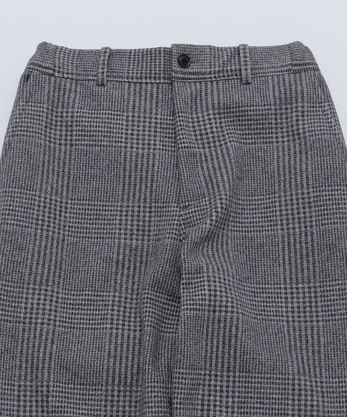 SHIPS（シップス）の「SHIPS: WOOLLET チェック柄 リラックス イージーパンツ（スラックス・メンズ・ブラウン/ダークグレー・SMALL/MEDIUM/LARGE/X-LARGE）」の5枚目の写真