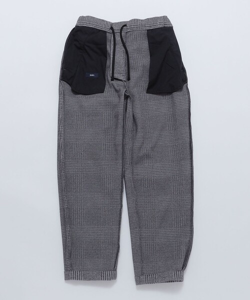 SHIPS（シップス）の「SHIPS: WOOLLET チェック柄 リラックス イージーパンツ（スラックス・メンズ・ブラウン/ダークグレー・SMALL/MEDIUM/LARGE/X-LARGE）」の9枚目の写真