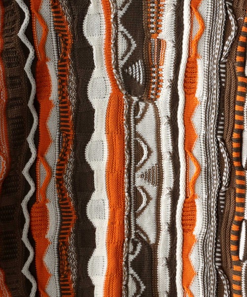 SITRY（シトリー）の「Balloon Sleeve Big silhouette 3D Knit Cardigan/バルーンスリーブ ビッグシルエット 3D  ニット カーディガン/カーデ（カーディガン/ボレロ・メンズ・チャコールグレー/ブラウン/グリーン・M/L）」の9枚目の写真