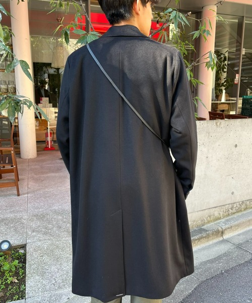 CIAOPANIC(チャオパニック)の「【RAXA/ラシャ】チェスターコート(チェスターコート・メンズ・ブラック/ブラウン/ダークブラウン・MEDIUM/LARGE)」の7枚目の写真