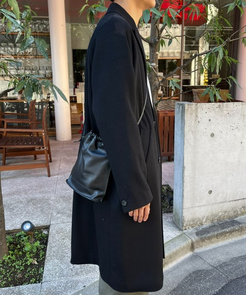 CIAOPANIC(チャオパニック)の「【RAXA/ラシャ】チェスターコート(チェスターコート・メンズ・ブラック/ブラウン/ダークブラウン・MEDIUM/LARGE)」の8枚目の写真