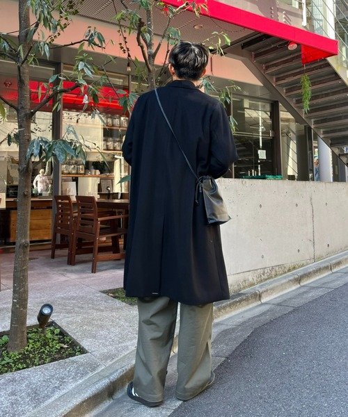 CIAOPANIC(チャオパニック)の「【RAXA/ラシャ】チェスターコート(チェスターコート・メンズ・ブラック/ブラウン/ダークブラウン・MEDIUM/LARGE)」の14枚目の写真