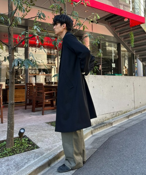 CIAOPANIC(チャオパニック)の「【RAXA/ラシャ】チェスターコート(チェスターコート・メンズ・ブラック/ブラウン/ダークブラウン・MEDIUM/LARGE)」の15枚目の写真