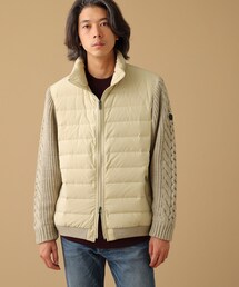 TAKEO KIKUCHI | ニットコンビ ダウン ブルゾン(ブルゾン)