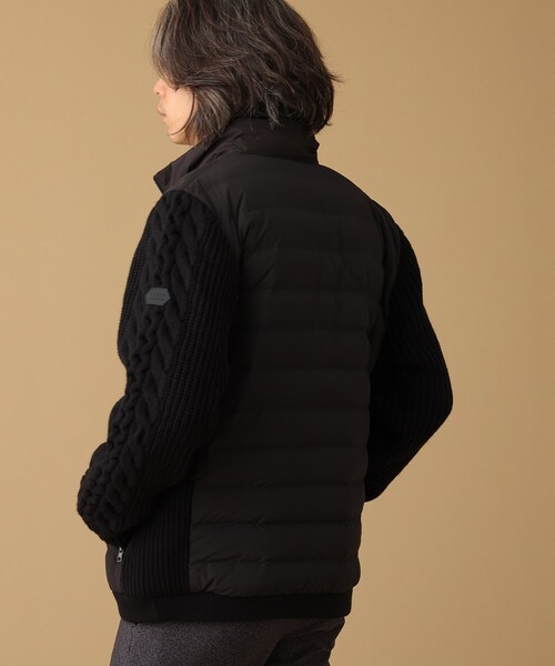 TAKEO KIKUCHI（タケオキクチ）の「◆ニットコンビ ダウン ブルゾン（ブルゾン・メンズ・ブラック/ベージュ・02/03/04）」の22枚目の写真