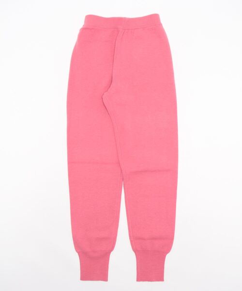 wee9s（ウィークス）の「alpaca touch knit pants / アルパカタッチウエストゴムニットパンツ（スウェットパンツ・レディース・キャメル/グリーン/ピンク/オレンジ/ブラック/アイボリー・FREE）」の8枚目の写真
