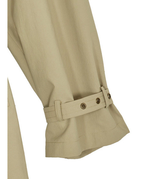 Ameri（アメリ）の「WATER REPELLENT TRENCH COAT（トレンチコート・レディース・アイボリー/ベージュ・SMALL/MEDIUM）」の16枚目の写真
