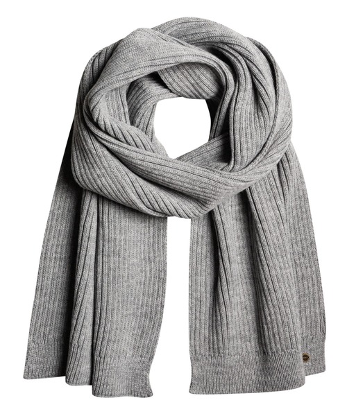 ROXY(ロキシー)の「PATCHOULI CAKE SCARF/ロキシーマフラー(マフラー・レディース・オフホワイト/グレー・FREE)」の2枚目の写真