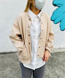 ブルゾン（ホワイト/白色系）ファッション通販 - ZOZOTOWN