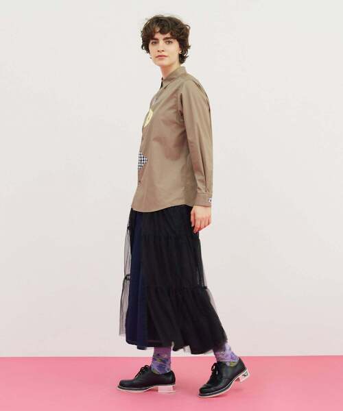 FRAPBOIS（フラボア）の「チュードパンツ（その他パンツ・レディース・ネイビー・0/1）」の4枚目の写真