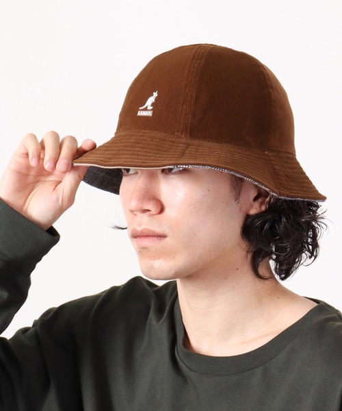 KANGOL(カンゴール)の「KANGOL Work Leisure Rev Casual カンゴール メトロハット(ハット・メンズ・ダークブルー/カーキ・M/L)」の11枚目の写真