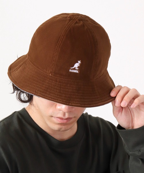 KANGOL(カンゴール)の「KANGOL Work Leisure Rev Casual カンゴール メトロハット(ハット・メンズ・ダークブルー/カーキ・M/L)」の9枚目の写真