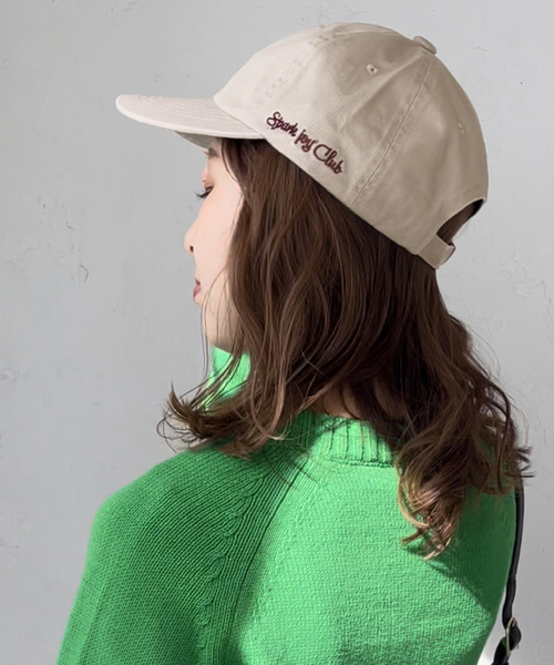 upperhights(アッパーハイツ)の「【upper hights/アッパーハイツ】別注 Baseball Cap(キャップ・レディース・ベージュ/ボルドー/ブラック系その他・FREE)」の3枚目の写真