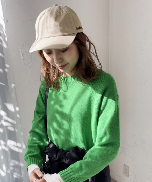 upperhights(アッパーハイツ)の「【upper hights/アッパーハイツ】別注 Baseball Cap(キャップ・レディース・ベージュ/ボルドー/ブラック系その他・FREE)」の14枚目の写真