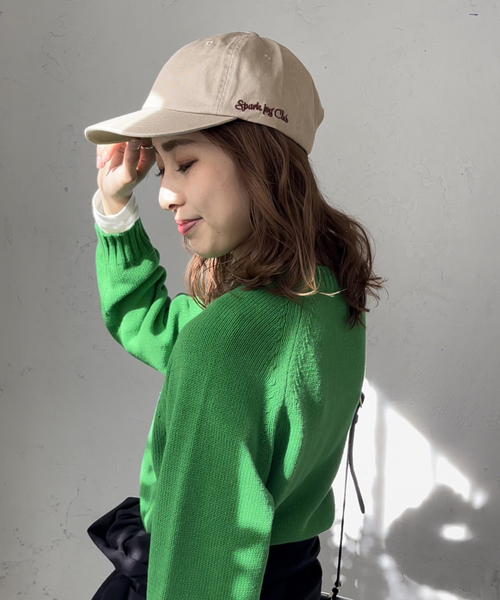 upperhights(アッパーハイツ)の「【upper hights/アッパーハイツ】別注 Baseball Cap(キャップ・レディース・ベージュ/ボルドー/ブラック系その他・FREE)」の5枚目の写真