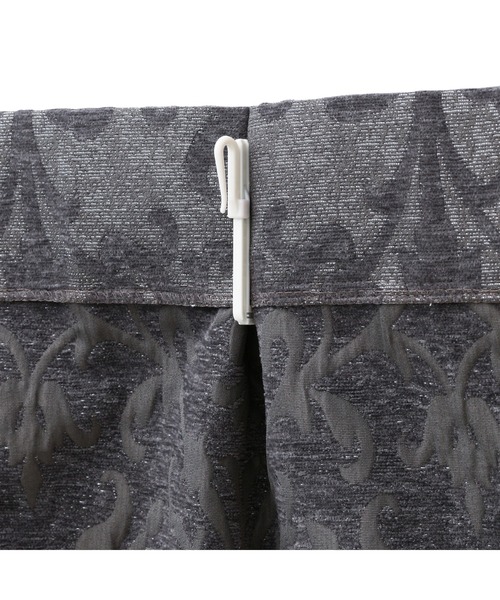 Francfranc モジュード ドレープカーテン グレー2個