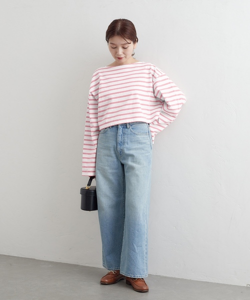 【TRADITIONALWEATHERWEAR】×AYAKANEKOショートボーダートップス