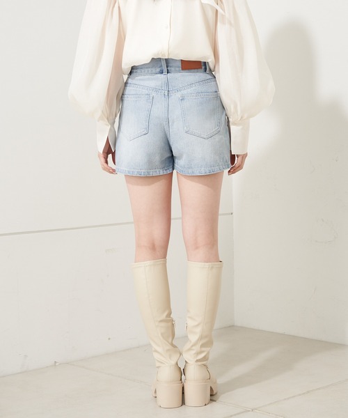 【注目♡デニム】CHANEL ココビーチ ショートデニム CHANEL シャネル デニムショートパンツ ココマーク P60803V46402
