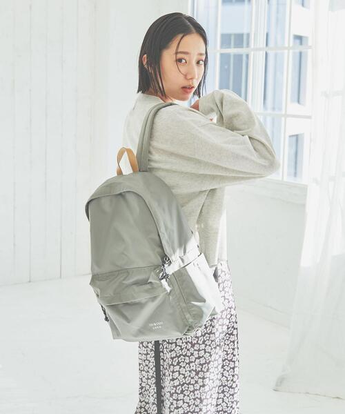 the case(ザケース)の「THE CASE(ザ ケース)別注デイパック(バックパック/リュック・レディース・ブラック/グレー・FREE)」の8枚目の写真