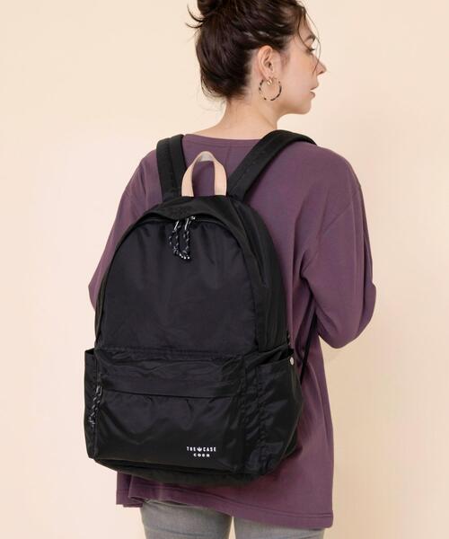 the case(ザケース)の「THE CASE(ザ ケース)別注デイパック(バックパック/リュック・レディース・ブラック/グレー・FREE)」の5枚目の写真