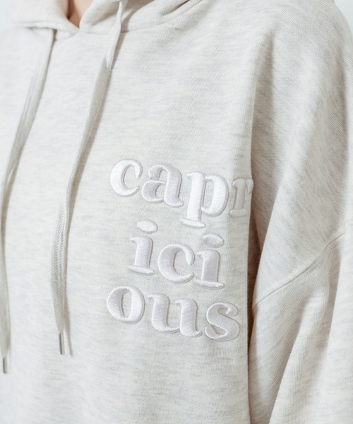 OLIVE des OLIVE(オリーブデオリーブ)の「刺繍ロゴフーディチュニック(パーカー・レディース・ネイビー/オートミール/ピンク/オフホワイト・FREE)」の16枚目の写真