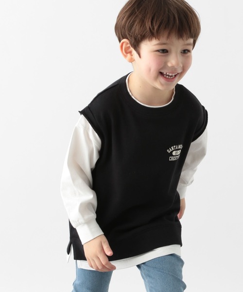 GLOBAL WORK（グローバルワーク）の「ヘビロッTEEベストレイヤー/162592（その他トップス・キッズ・サックスブルー/ブラック・110cm/130cm/150cm/140cm/160cm/100cm/120cm）」の4枚目の写真