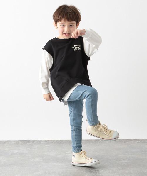 GLOBAL WORK（グローバルワーク）の「ヘビロッTEEベストレイヤー/162592（その他トップス・キッズ・サックスブルー/ブラック・110cm/130cm/150cm/140cm/160cm/100cm/120cm）」の7枚目の写真