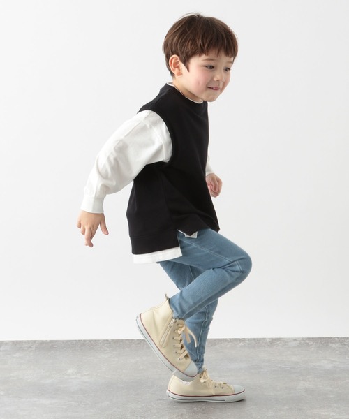 GLOBAL WORK（グローバルワーク）の「ヘビロッTEEベストレイヤー/162592（その他トップス・キッズ・サックスブルー/ブラック・110cm/130cm/150cm/140cm/160cm/100cm/120cm）」の8枚目の写真