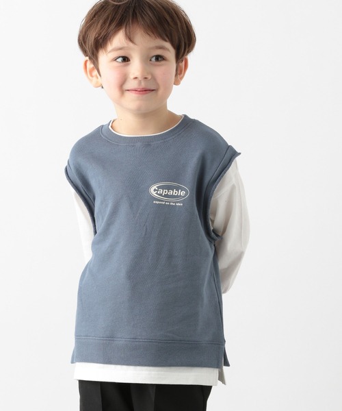 GLOBAL WORK（グローバルワーク）の「ヘビロッTEEベストレイヤー/162592（その他トップス・キッズ・サックスブルー/ブラック・110cm/130cm/150cm/140cm/160cm/100cm/120cm）」の11枚目の写真