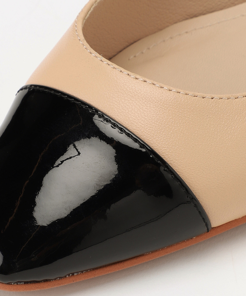 SLOBE IENA(スローブイエナ)の「《追加》SLOBE バックストラップパンプス(パンプス・レディース・ベージュ/ブラック・22.5cm/23cm/23.5cm/24cm/24.5cm/25cm)」の14枚目の写真