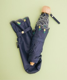 KATHARINE ROSS（キャサリンロス）の「【KATHARINE ROSS】nifty colors 最強の一級遮光 晴雨兼用 レモン刺繍PU折りたたみ日傘 WEB限定（折りたたみ傘・レディース）」