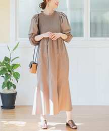 URBAN RESEARCH Sonny Label | スモッキングワンティアードワンピース(ワンピース)