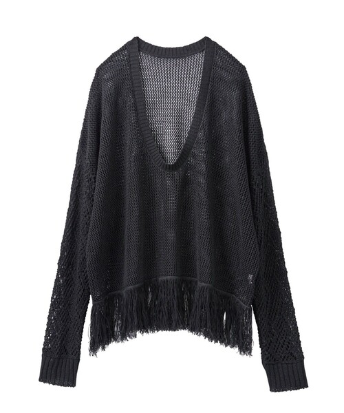 knuth marf クヌースマーフ ethnic fringe knit 新品 未使用級✨ 廃盤 knuth marf ethnic fringe knit 【公式通販】