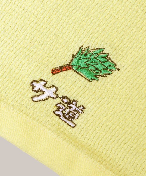 A.M.S.（エーエムエス）の「サ道 日本製 今治産 刺繍入り サウナ用 フェイスタオル（タオル・メンズ・イエロー/ブルー/グレー・FREE）」の11枚目の写真