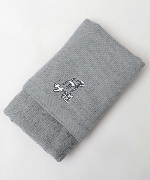 A.M.S.（エーエムエス）の「サ道 日本製 今治産 刺繍入り サウナ用 フェイスタオル（タオル・メンズ・イエロー/ブルー/グレー・FREE）」の6枚目の写真