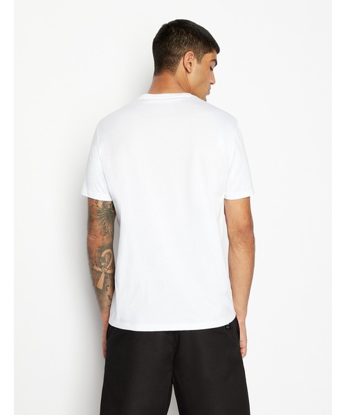 ARMANI EXCHANGE（アルマーニエクスチェンジ）の「【A|X アルマーニ エクスチェンジ】A|Xロゴ　半袖クルーネックTシャツ/REGULAR（Tシャツ/カットソー・メンズ・ホワイト/ブラック・MEDIUM/LARGE/SMALL/X-LARGE/X-SMALL）」の10枚目の写真