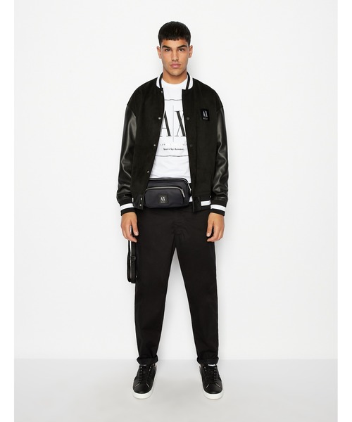 ARMANI EXCHANGE（アルマーニエクスチェンジ）の「【A|X アルマーニ エクスチェンジ】A|Xロゴ　半袖クルーネックTシャツ/REGULAR（Tシャツ/カットソー・メンズ・ホワイト/ブラック・MEDIUM/LARGE/SMALL/X-LARGE/X-SMALL）」の12枚目の写真