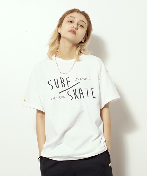 SALT&MUGS(ソルトアンドマグス)の「SURF/SKATE TEE(Tシャツ/カットソー・メンズ・ブラック/ホワイト・MEDIUM/LARGE/SMALL/X-LARGE)」の2枚目の写真