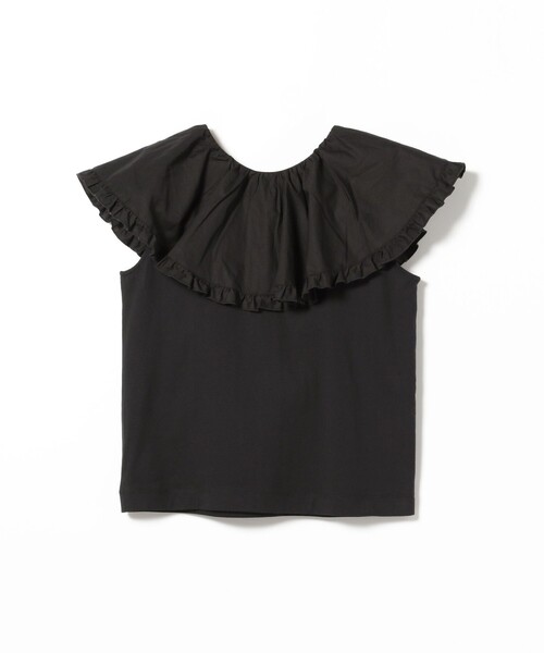 Ray BEAMS（レイビームス）の「Ray BEAMS / ビッグ ラッフルカラー プルオーバー（Tシャツ/カットソー・レディース・ブラック/ホワイト・ONE SIZE）」の22枚目の写真