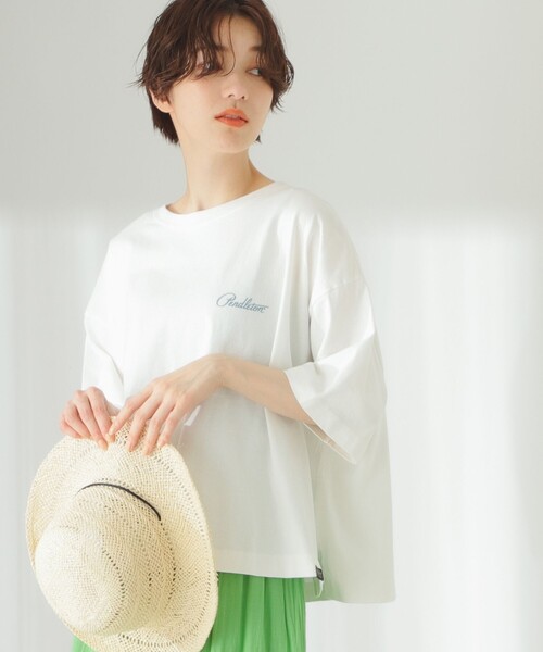 PENDLETON(ペンドルトン)の「PENDLETON / バックプリント Tシャツ(Tシャツ/カットソー・レディース・ミント/ネイビー/オフホワイト・ONE SIZE)」の7枚目の写真