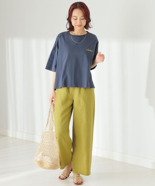 PENDLETON(ペンドルトン)の「PENDLETON / バックプリント Tシャツ(Tシャツ/カットソー・レディース・ミント/ネイビー/オフホワイト・ONE SIZE)」の14枚目の写真