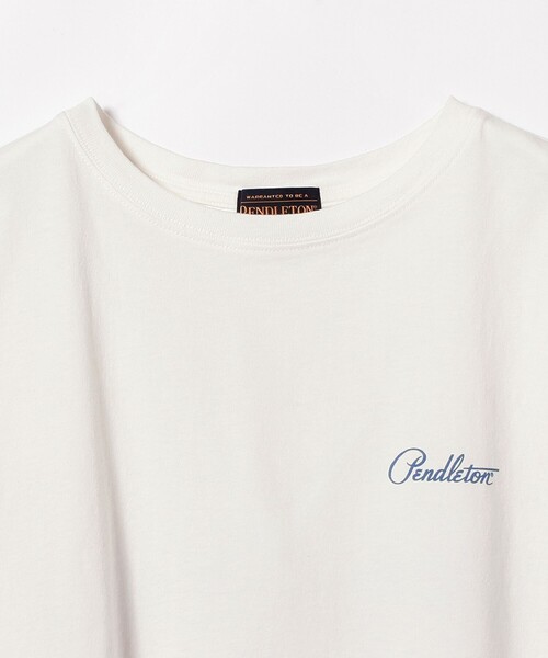 PENDLETON(ペンドルトン)の「PENDLETON / バックプリント Tシャツ(Tシャツ/カットソー・レディース・ミント/ネイビー/オフホワイト・ONE SIZE)」の20枚目の写真