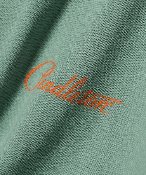 PENDLETON(ペンドルトン)の「PENDLETON / バックプリント Tシャツ(Tシャツ/カットソー・レディース・ミント/ネイビー/オフホワイト・ONE SIZE)」の22枚目の写真