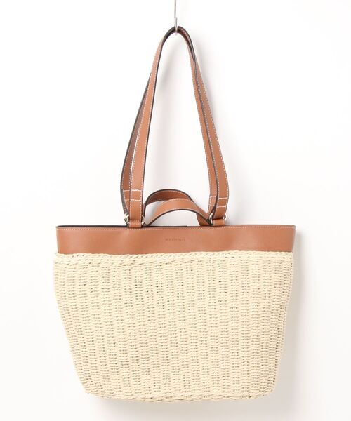 maison vert(メゾンヴェール)の「【maison vert/メゾンヴェール】2WAYトートバッグ/#MV-32(トートバッグ・レディース・ベージュ/アイボリー・FREE)」の1枚目の写真