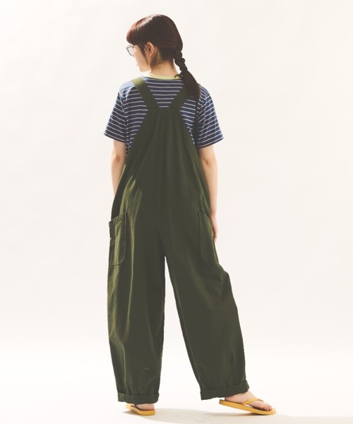 MERLOT(メルロー)の「カラフルボーダーTシャツ(Tシャツ/カットソー・レディース・ネイビー/モカ/オレンジ・FREE)」の15枚目の写真