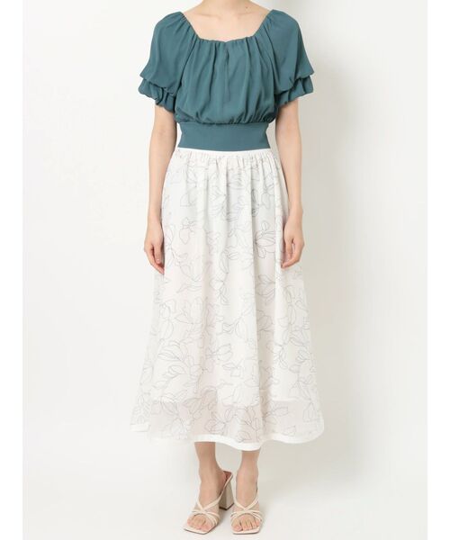 RESEXXY（リゼクシー）の「ダブルスリーブボリュームブラウス（シャツ/ブラウス・レディース・ブラック/グリーン/アイボリー・FREE）」の14枚目の写真